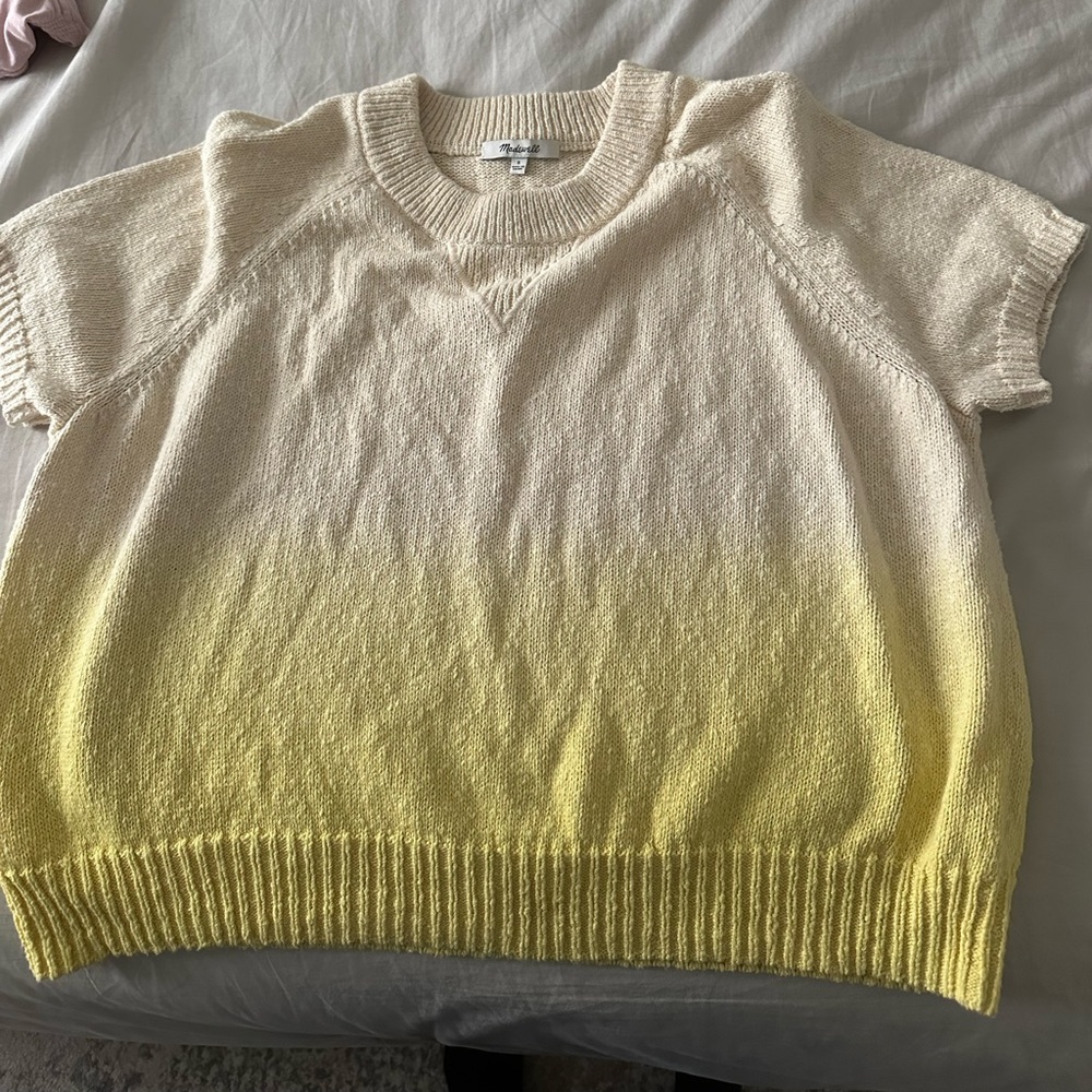 Madewell short-sleeve sweater